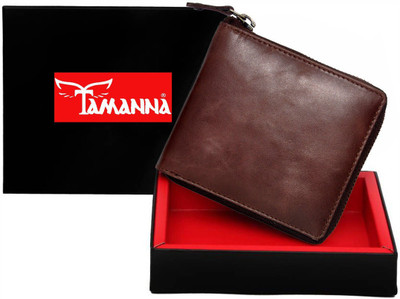 

Tamanna Men Brown Genuine Leather Wallet(6 Card Slots)