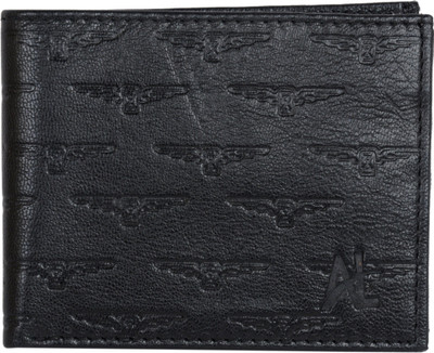 

AL Men Black Genuine Leather Wallet(10 Card Slots)