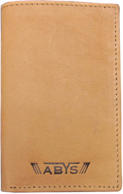

ABYS Genuine Leather 6 Card Holder(Set of 1, Tan)