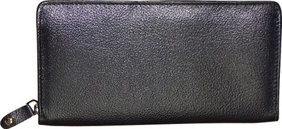 

Style 98 Women Casual Blue Genuine Leather Wrist Wallet(8 Card Slots)