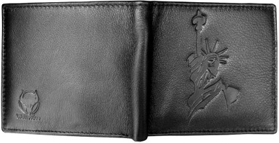 

WalletLee Men Black Genuine Leather Wallet(1 Card Slot)