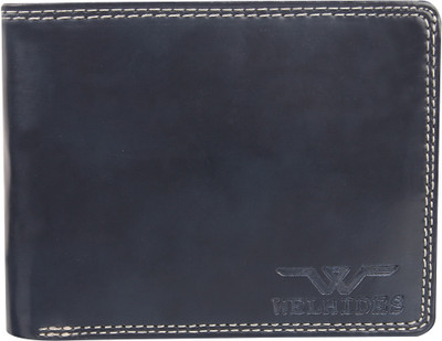 

WELHIDES Men Black Artificial Leather Wallet(4 Card Slots)