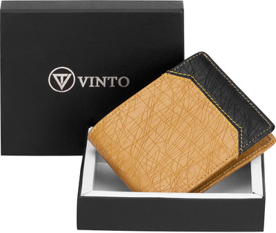 

Vinto Men Tan Artificial Leather Wallet(6 Card Slots)