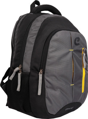 

CRAFTLY 18 Inch Black & yellow PZ 30.0 Backpack(Black, Yellow)