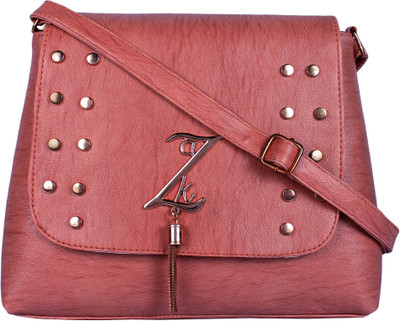 

Bpbag1 Maroon Pu Self Design Sling Bag For Women Sling Bag(Maroon, 10 inch)