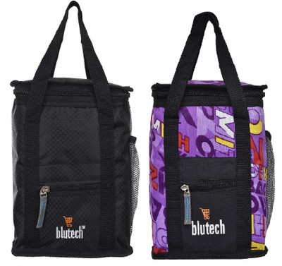 

blutech School and Office tiffin bags Lunch,Box,Bag,Lunch Box Insulated Bag Keep Food Hot and Warm For everyone Carrying Tiffin and Food Container | Stylish and Attractive | Leak-Proof and BPA Free | Bag Capacity :4L | Double zipper Bag | Return Gift For 
