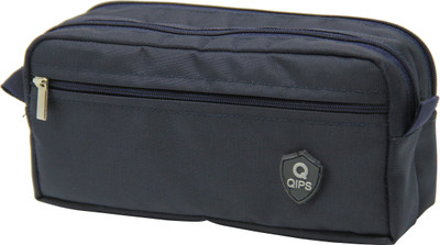 

QIPS QIPS PLAIN COLOUR Art Polyester Pencil Box(Set of 1, Dark Blue)