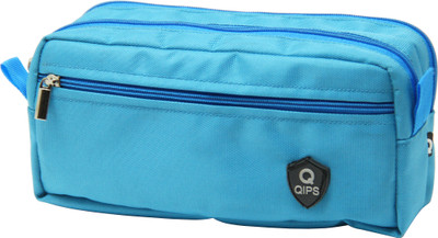 

QIPS HIGH QUALITY Polyester PENCIL BAG - HMHTPB 1002-QIP - [L BLUE] Waterproof Multipurpose Bag(Light Blue, 4 inch)
