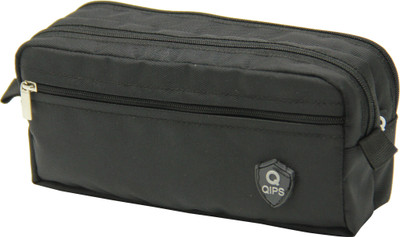 

QIPS QIPS PLAIN COLOUR Art Polyester Pencil Box(Set of 1, Black)