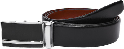 

B&W Men Formal Black Genuine Leather Reversible Belt