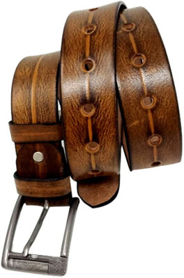 

Brandroot Men Brown Genuine Leather Belt