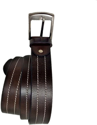 

Brandroot Men Brown Genuine Leather Belt