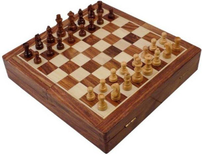 

Triple S Handicrafts woodc22 10 inch Chess Board(Multicolor)