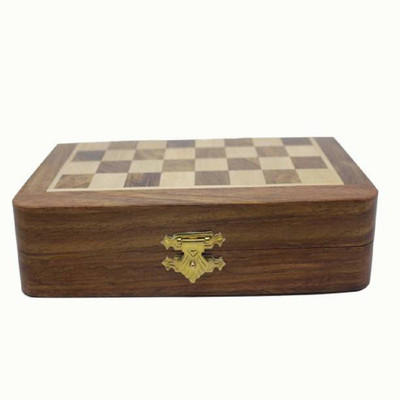

Triple S Handicrafts woodc15 10 inch Chess Board(Multicolor)
