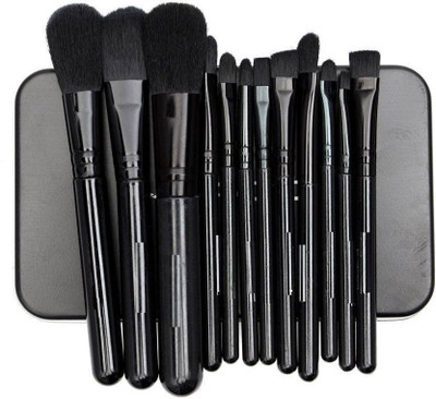 

RANDOM MAC Washable Makeup Brushes Kit For Salon And Home Users, Very Soft And Silky For Skin, 12 Piece Set With Storage Box For All Type Makeup (Brush Of 12) (Pack of 12)(Pack of 12)