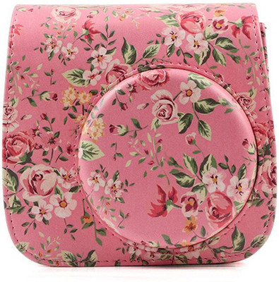 

Caiul Pu Leather Mini 9, Mini 8 (Pink rose) Camera Bag(Pink)