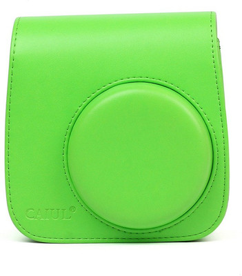 

Caiul Pu Leather Square Mini 9, Mini 8 (Lime green) Camera Bag(Lime Green)