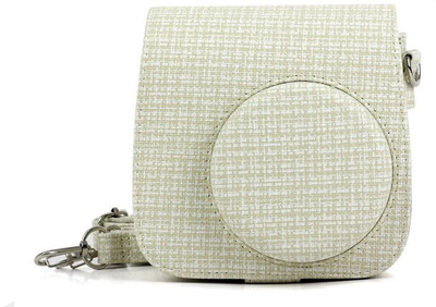 

Caiul Pu Leather Mini 9, Mini 8 (rice white) Camera Bag(White)