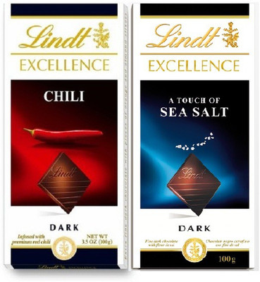 

Lindt Chilli+Sea Salt Bars(Pack of 2, 100 g)