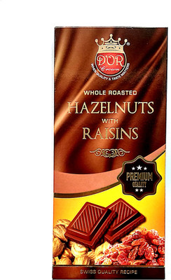 

dor crown Whole Roasted Hazelnuts with Raisins Bars(100)