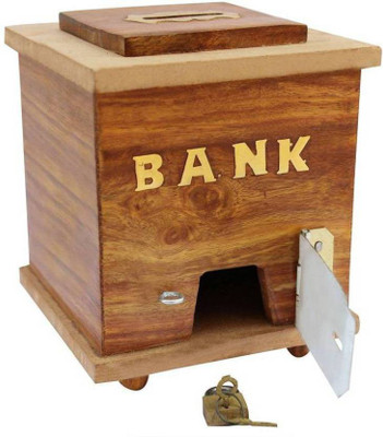 

New Golden NG00242 Coin Bank(Brown)