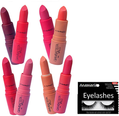 

anamaria Eyelashes & Mac Giambattista Valli Lipstick (Pack Of 8)(Set of 9)