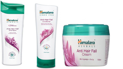 

Himalaya ANTI HAIR FALL CREAM, ANTI HAIR FALL SHAMPOO, ANTI HAIR FALL CONDITIONER(Set of 3)