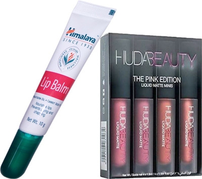 

Himalaya Herbal Lip Balm With Pink Edition Mini Lipstick (Set Of 2)(Set of 2)