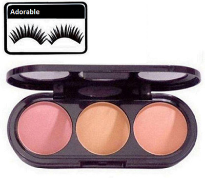 

Adorable Eyelashes, Mac Vivaglam Powder Blush Loose Powder Blush Multi 18 gm (Set of 2)(Set of 2)