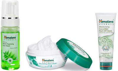 

Himalaya CUCUMBER PEEL OF MASK , NOURISHING SKIN CREAM, NEEM FACE WASH(Set of 3)