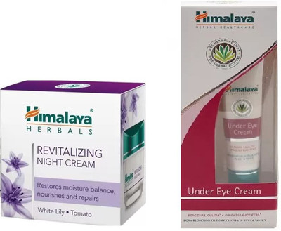 

Himalaya REVITALIZING NIGHT CREAM , UNDER EYE CREAM(Set of 2)