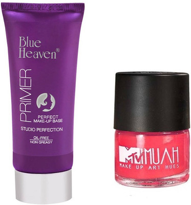 

Blue Heaven primer and MUAH Nail Polish(Set of 2)