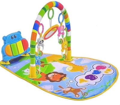 

Toy Arena Kick & Play Multi-Function Piano Baby Gym & Fitness Rack Baby Gym -Colorful(Multicolor)