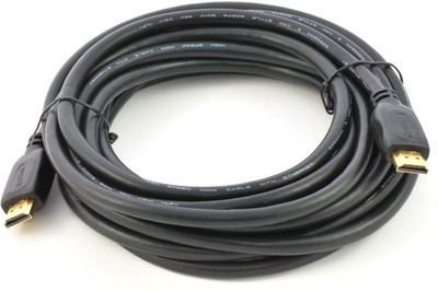 

Maxtree 5 Meter High Speed HDMI Cable Male To Male (Black) HDMI Cable(Compatible with Laptop, computer, Led TV, Gaming Console, Black)
