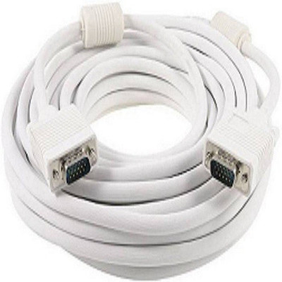 

DRMS STORE vga cable male to male 50 meter VGA Cable(Compatible with PC, PROJECTOR,TV etc., White)