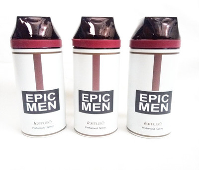 

LAMUSE EPIC MEN Perfume Body Spray - For Men(600 ml, Pack of 3)