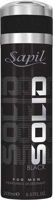 

Sapil Solid Black Deodorant (Imported From U.A.E) Body Spray - For Men(200 ml)