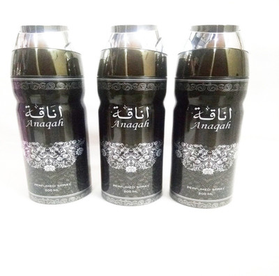 ARQUS ANAQAH Perfume Body Spray - For Men & Women(600 ml, Pack of 3)