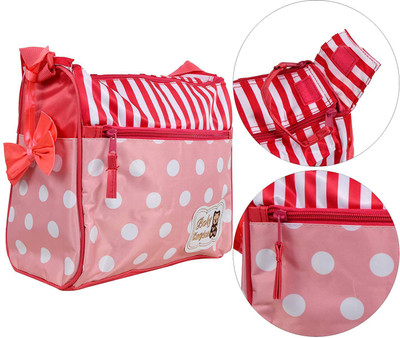 Baby Grow Diaper Bag (Mother Bag) (Pink White Dots_3150B) Diaper Bag(Pink)