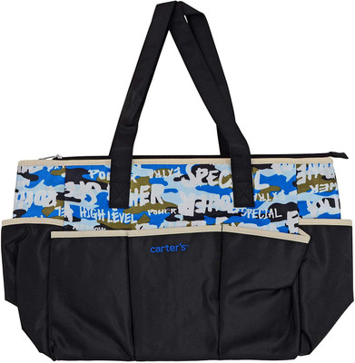 

Baby Grow Carter's Nappy Changing Bag Large with Free Changing Sheet (Black) Diaper Bag(Black)