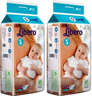 

Libero Open Baby Diaper Small - 80 Counts - S(80 Pieces)