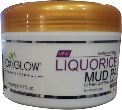 

Oxyglow Liquorice Mud Pack Cleans & Reveal Instant Fairness(500 g)