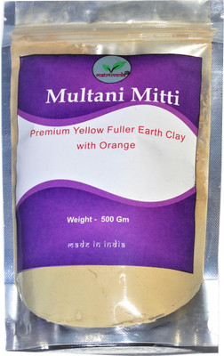 

matruveda Premium Multani Mitti - Yellow(500 g)
