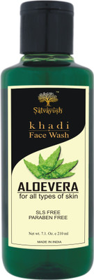 

Satvayush Aloevera Face Wash SLS-PARABEN FREE Face Wash(210 ml)