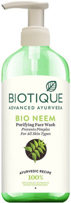 

BIOTIQUE BIO NEEM PURIFYING FACE WASH PREVENTS PIMPLES FOR ALL SKIN TYPES 300ML Face Wash(300 ml)