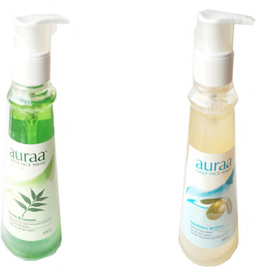 

Auraa Face Wash: Neem-Lemon & Goodness of Olive.(Two Flavour) Face Wash(1000 g)