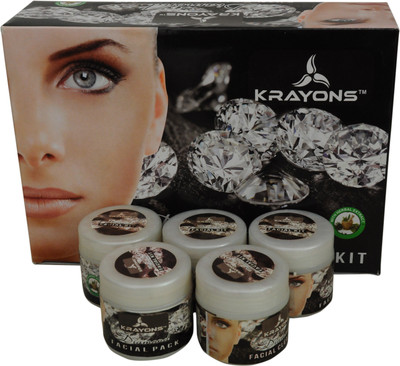 

KRAYONS DIAMOND SKIN BRIGHTENING FACIAL KIT 250 g(Set of 5)