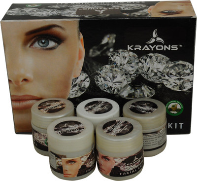 

KRAYONS DIAMOND SKIN BRIGHTENING FACIAL KIT 125 g(Set of 5)