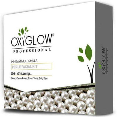 

Oxyglow Pearl Facial Kit Skin Whitening Deep Clean Pores, Even Tone Brighten 260 g