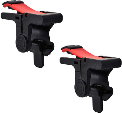 

LIFEMUSIC Mobile Game Controller Trigger Button L1R1 Mobile Phone Joystick Sensitive Shoot and Aim Triggers for PUBG/Fortnite/Knives Out/Rules of Survival Android iOS Mobile Gaming Joysticks Gaming Accessory Kit(Red, Black, For Android, iOS)